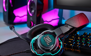 JBL QUANTUM DUO 블루투스 게임 스피커 컴퓨터 스피커 RGB 조명 효과 독립적 인 고저주파