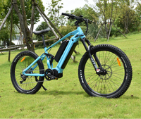 Vélo électrique de montagne à double batterie MTB 48V 1000W Vélo électrique à suspension intégrale