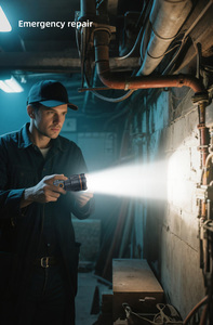 Độ sáng cao 9500lumens mạnh mẽ dẫn đèn pin với 5000mAh Pin chiến thuật đầu sạc khẩn cấp Torch cho cuộc phiêu lưu - Product Image 6