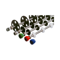 Ligne de roulement de tambour en acier inoxydable Bande transporteuse Rouleau de support galvanisé en acier au carbone avec service de coupe de tambour électrique inclus