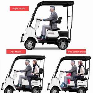 Commercio all'ingrosso 60V/650W Mini Scooter elettrico auto <span class=keywords><strong>2</strong></span> posti elettrico Golf Cart con il prezzo basso - Product Image 3