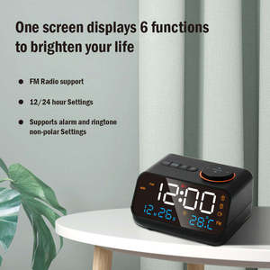 IStapromo Gifts <b>Kids</b> Elder Sleep Trainer Aid White Noise Alarm Clock Radio FM Wake up in Natrual Sound <b>Ring</b> Built in Battery - Product Image 5