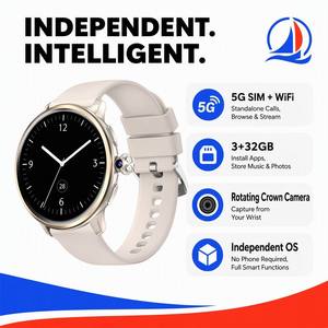 <span class=keywords><strong>Montre</strong></span> <span class=keywords><strong>connectée</strong></span> 5G autonome personnalisée OEM pour femmes avec caméra rotative et stockage 3+32 Go, <span class=keywords><strong>montre</strong></span> Android indépendante pour la vente en gros - Product Image 3