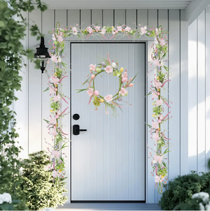 DAMAI Wholesale <b>Easter</b> Decor Foam Egg Vine Garland Party Hanging <b>Ornament</b> for Home Garden Mall Party Hanging <b>Ornament</b> - Product Image 2