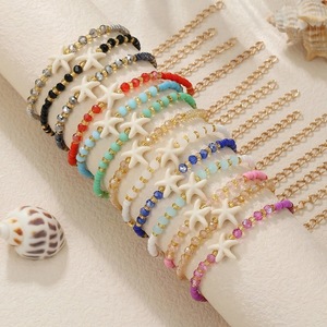 Bohemian Starfish <b>Beaded</b> <b>Bracelet</b> Set 13 Strips Adjustable Beach Style Jewelry Party Fashion <b>Bracelets</b> - Product Image 1