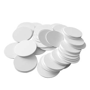 215 NFC RFID PVC Coin <strong>Tag</strong> Mini <strong>Tag</strong> 25mm Diameter 13.56MHz Payment Access Control Membership Card - Product Image 1