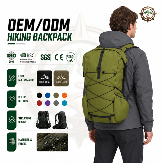 Wholesale Ultralight Ripstop Hiking Backpack Outdoor Trekking Pack for Private Label Bulk Distribution Buyers