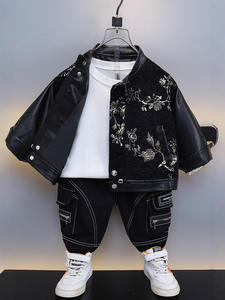 Vente en gros de nouvelles vestes pour garçons personnalisées pour les manteaux d'automne et d'hiver pour enfants - Product Image 4