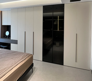 Fabricant de meubles sur mesure Meubles de chambre à coucher Armoire moderne modulaire en bois Design Garde-robe de chambre Style minimaliste - Product Image 6