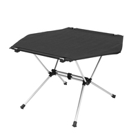 Mesa plegable Hexagonal portátil Tela Oxford duradera Fácil de llevar para gimnasio Exterior Taller al aire libre Baño Escuela Moderna