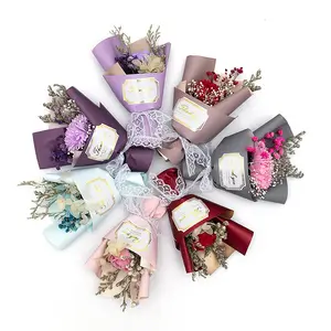 Mini Dried flower bouquet gift box dried baby breath for holiday Gift dried flowers natural small dry pressed flowers