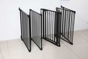 Jaula plegable modular para animales, valla de ejercicio personalizada de gran tamaño, corralito para mascotas, cerca de 8 paneles pesada - Product Image 6