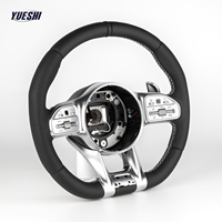 Volant en cuir perforé antidérapant sur mesure avec garantie pour Mercedes W204 W212 W221 X253 W166 X166 W463 (vente en gros)