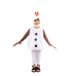 Disfraz de Olaf de Frozen, conjunto de tres piezas para niños, traje de Navidad para actuaciones. - Product Image 4