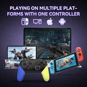 Manette <span class=keywords><strong>de</strong></span> jeu sans fil S12 RGB Phantom Halo, version sans NFC pour <span class=keywords><strong>Switch</strong></span>, PC, Android, téléphone IOS - Product Image 3