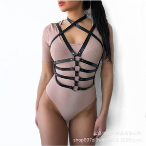 Venta directa de fábrica de ropa sexy de cuero PU para mujer, juguetes sexuales de gran venta, disfraces y accesorios para actuaciones en escenario. - Product Image 2