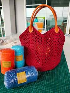 Corda intrecciata in cotone macramè 100% tinta unita <span class=keywords><strong>per</strong></span> maglieria a mano e fantasia in filo tinto in vendita - Product Image 4