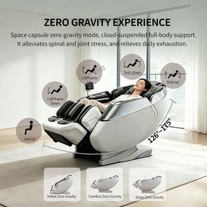 Fauteuil de massage intelligent <span class=keywords><strong>à</strong></span> mouvement 4D, fauteuil de massage <span class=keywords><strong>à</strong></span> gravité zéro avec intelligence artificielle 4D pour le corps entier, avec masseur pour le dos et les pieds, pour spa - Product Image 5