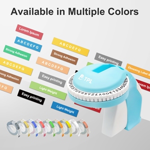 Étiqueteuse portable B90, imprimante d'étiquettes adhésives similaire à la machine à étiquettes <span class=keywords><strong>Dymo</strong></span> 12965, compatible avec les rubans d'étiquettes <span class=keywords><strong>Dymo</strong></span> 3D 9 mm - Product Image 6