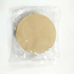 Custom Size Unbleached 58mm Espresso Disk Paper Filter Coffee For Pour Over Coffee Maker Machine
