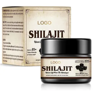 Dropshipping şifa doğal bitkisel Elixirs Shilajit özü yumuşak reçine himalaya özel etiket toplu