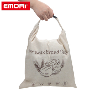 Sac en tissu réutilisable pour le stockage des aliments et du pain, en faux lin ou coton, lavable, avec revêtement en cire d'abeille, pour garder les produits frais - Offre Spéciale - Product Image 5