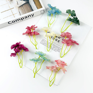 Fleurs artificielles en forme d'étoile de 10 cm, ornements pour cheveux, décorations de mariage, accessoires de photographie en extérieur, décoration intérieure - Product Image 3