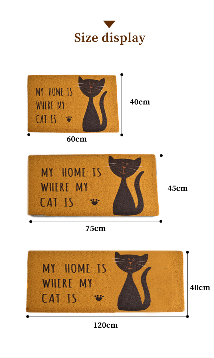 Shinnwa PVC Coil Printing Doormat Anti Slip Welcome Door Mats