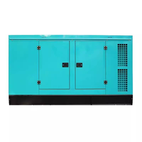 Groupe électrogène diesel portable super silencieux à démarrage automatique, 30 kVA, 40 kVA, 50 kVA, 100 % efficace, à circuit fermé et refroidi par eau pour