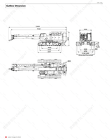 Grue à flèche télescopique sur chenilles SANY de 80 tonnes, moteur Isuzu, pour levages lourds sur les chantiers de construction