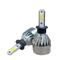 Precio de fábrica JiaChi S2 LED faros delanteros de coche H1 H3 H4 9005 9006 H7 360 grados cuentas COB luminosas Super brillante 24W