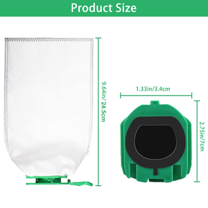Sacchetti di Ricambio per <span class=keywords><strong>Aspirapolvere</strong></span> Senza Fili Vorwerk Kobold VB100 & FP100 a Alimentazione Manuale per Uso Domestico - Product Image 2