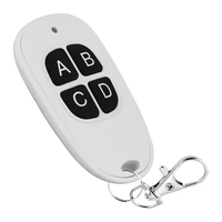 Télécommande universelle duplicatrice 433,92 MHz/315 MHz à code d'apprentissage 4 touches pour éclairage LED, garage et maison intelligente