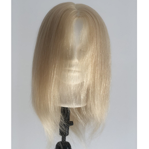 Maquillaje barato Natural <span class=keywords><strong>Real</strong></span> 100% cabello maniquí cabeza de entrenamiento cabello humano maniquí - Product Image 2