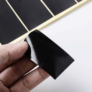 Cinta de tela de acetato negra troquelada a medida para fijación de arneses de cables y aislamiento resistente a altas temperaturas - Product Image 6