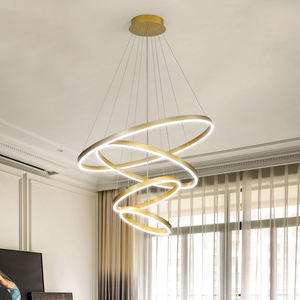 Lámpara <span class=keywords><strong>de</strong></span> araña grande para sala <span class=keywords><strong>de</strong></span> estar, candelabro minimalista moderno <span class=keywords><strong>de</strong></span> <span class=keywords><strong>escalera</strong></span> alta, anillo <span class=keywords><strong>de</strong></span> lámparas para restaurante, Villa - Product Image 3