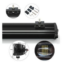 Lumière tout-terrain super puissante à une rangée de lentilles 6D 8 pouces 30w pour Jeep, voiture, camion, SUV, VTT, bateau, tout-terrain, barre lumineuse LED 12V 24V