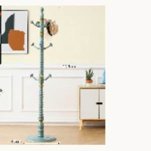 Porte-manteau en bois moderne 36903-M11-A/B/G/H/W - Product Image 4