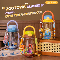 Gobelet à boisson en plastique Tritan de 730 ml, dessin animé Disney, mignon, cadeau pour enfants, bouteille d'eau pour le bureau, grande capacité, gobelet et cadeau