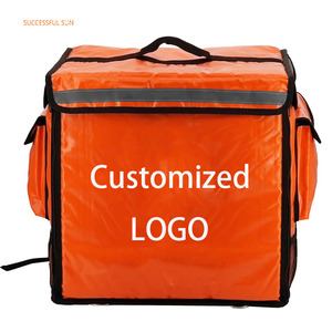 Bolsa de Reparto de Pizza Aislada e Impermeable Personalizada al por Mayor, <span class=keywords><strong>Mochila</strong></span> de Reparto de <span class=keywords><strong>Comida</strong></span> <span class=keywords><strong>para</strong></span> Motocicleta, Caja Térmica con Correa - Product Image 3