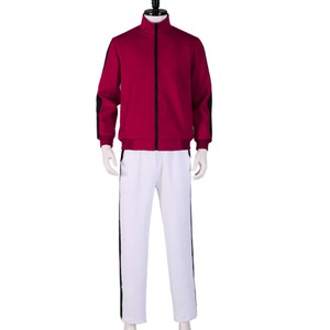 Inarizaki High School Volleyball Club Jacket Unisex Breathable <b>Tracksuit</b> Red 380g Simple Design - Product Image 3