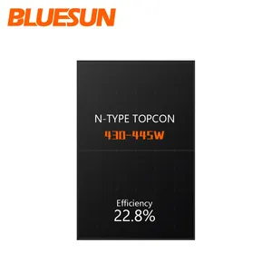 Bluesun new arrivals Topcon solar panel 440 watts 450 watts solar panels high efficiency EU stock now
