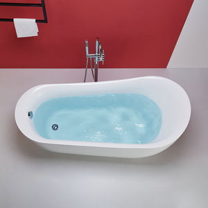 Baignoire autoportante moderne en acrylique pour intérieur, avec drain, idéale pour les hôtels - Product Image 3