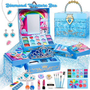 Kit <span class=keywords><strong>de</strong></span> fabrication <span class=keywords><strong>de</strong></span> bracelets en perles DIY, boîte à cosmétiques lavable, jouets <span class=keywords><strong>de</strong></span> maquillage pour filles, enfants, <span class=keywords><strong>jeux</strong></span> <span class=keywords><strong>de</strong></span> simulation pour enfants - Product Image 3