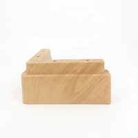 Pieds de canapé modernes en plastique imitation bois, robustes et anti-corrosion, 2,76 pouces, pour hôtel, cuisine, salon, appartement, conformes aux normes CE OEM