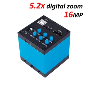 Profesional 7X-45X <span class=keywords><strong>Trinocular</strong></span> Stereo Zoom Microscopio LED Anillo de luz Soporte de brazo de doble brazo - Product Image 3