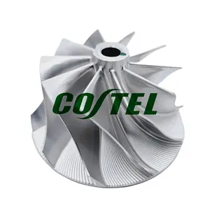 Roue de compresseur Turbo Billet 46.6-60MM pour SUBARU IHI VF52 VF30 VF35 VF37 VF39 VF43 VF48 RHF55 RHF5HB