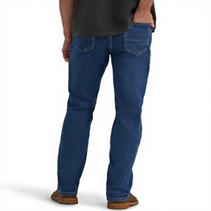 Nuevos Jeans de Mezclilla Rectos para Hombre, Clásicos, Transpirables, 100% Algodón, con Botones, de Primavera, Alta Calidad y a la Moda - Product Image 1