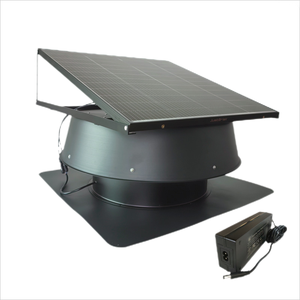 Ventilador de Techo Solar Comercial de Alta Resistencia de 24 Pulgadas, Alto Rendimiento de Extracción para Climas Cálidos JBSF-600A - Product Image 2