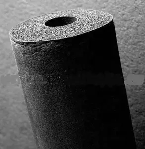 Plastic PVC/NBR Black Soft Round Rubber Foam Insulation Tube